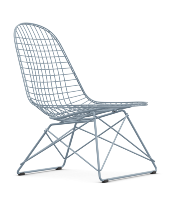 Vitra  Vitra - Wire Chair LKR lounge chair Sky blue