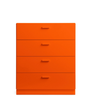String Relief Wide Chest of drawers with plinth