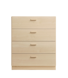String Furniture Relief Wide Chest of drawers with plinth