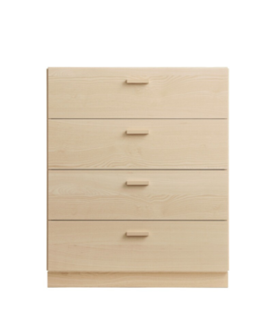 String - Relief Chest of drawers, wide with plinth