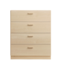 String - Relief Chest of drawers, wide with plinth