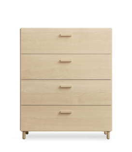 String Relief Wide Chest of drawers with legs