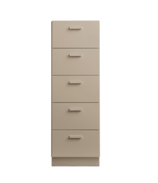 String Furniture Relief Tall Chest of drawers with plinth