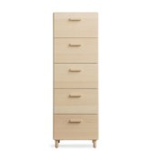 String Relief Tall Chest of drawers with legs