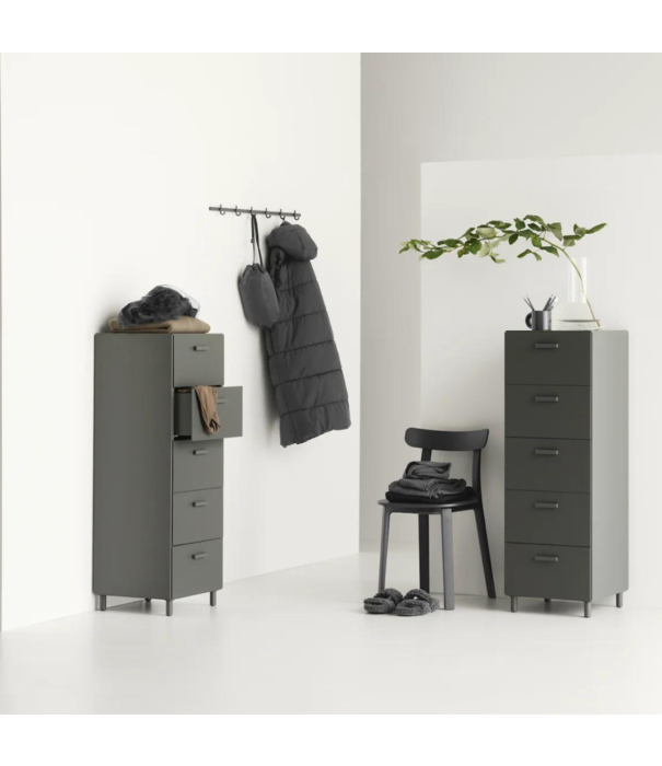 String  Furniture String Relief Tall Chest of drawers with plinth