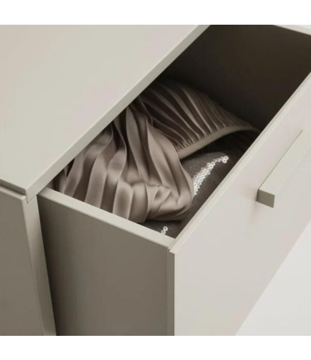 String  Furniture String Relief Chest of drawers, low on plinth