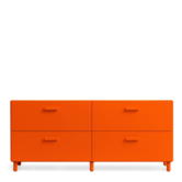 String Relief Low Chest of drawers with legs