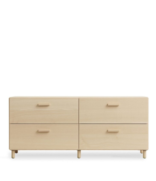 String  Furniture Relief Ladekast Low op poten