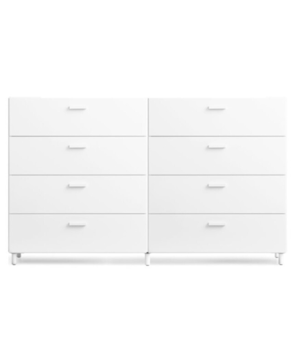 String  Furniture Relief Two Wide Ladekasten met poten