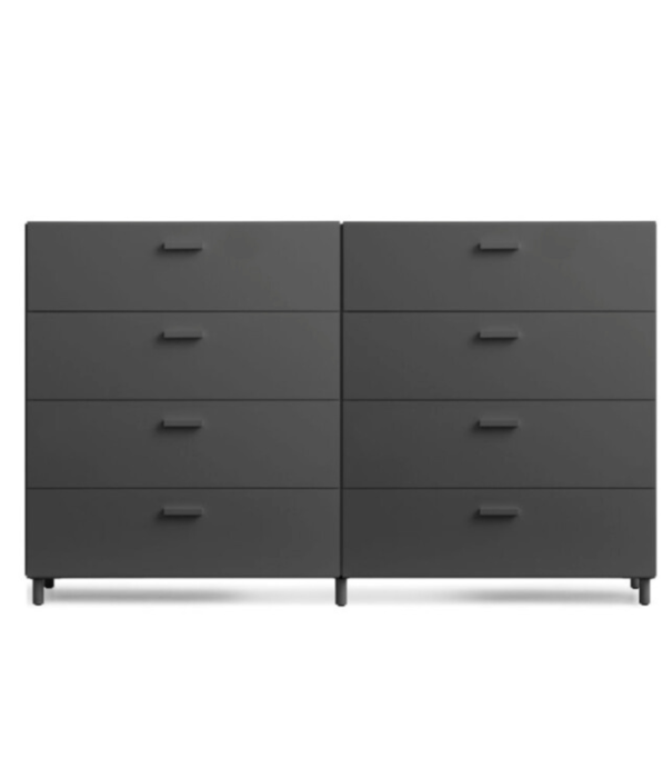 String  Furniture Relief Two Wide Chest of drawers with legs