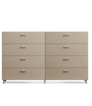 Relief Two Wide Chest of drawers with legs