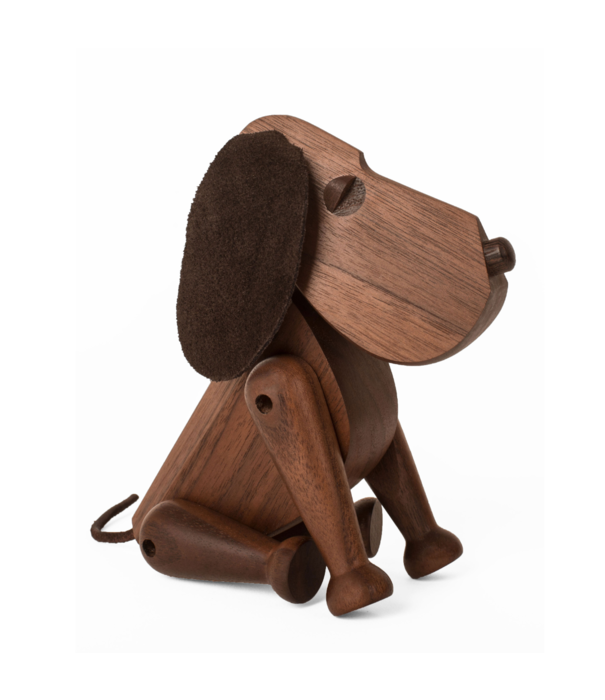 Architectmade  Bobby the dog, walnoot / leer