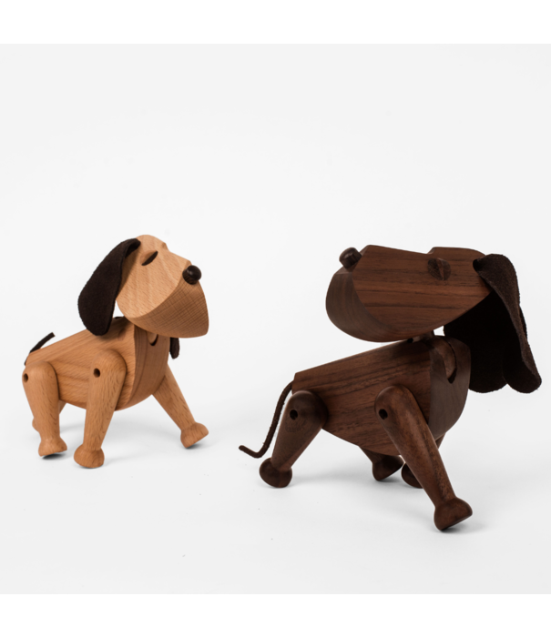 Architectmade  Oscar the dog, beech / leather