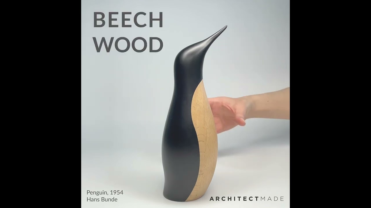 置物 ARCHITECTMADE PENGUIN SMALL Architectmade Penguin Mini in Beechwood | Designed by Bunde
