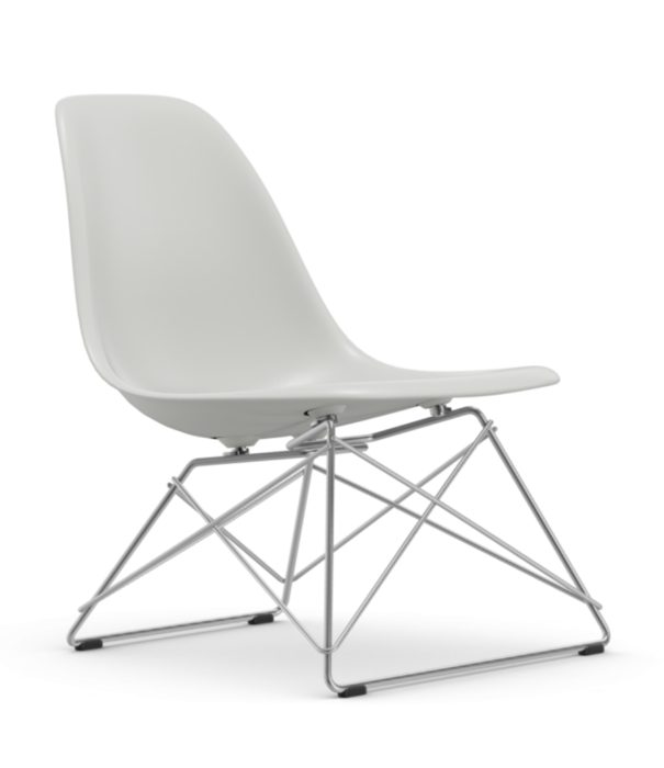 Vitra  itra - Eames Plastic Side Chair RE LSR lounge, voet chroom