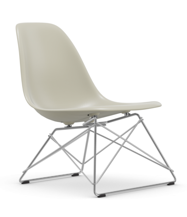 Vitra   LSR Eames Plastic Lounge Stoel, chrome onderstel