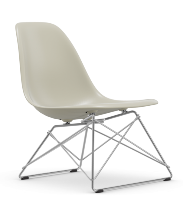 Vitra  Vitra - Eames Plastic Side Chair RE LSR lounge, base chrome