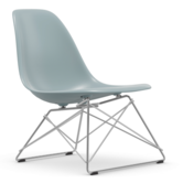 Vitra Eames Plastic Side Chair RE LSR lounge, base chrome