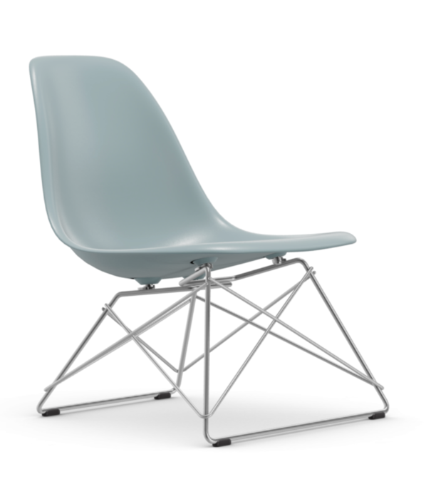 Vitra  Vitra Eames LSR plastic lounge stoel, chrome onderstel