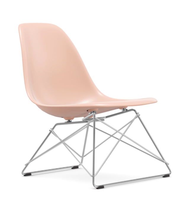Vitra  Vitra - Eames LSR Plastic lounge stoel, chroom onderstel