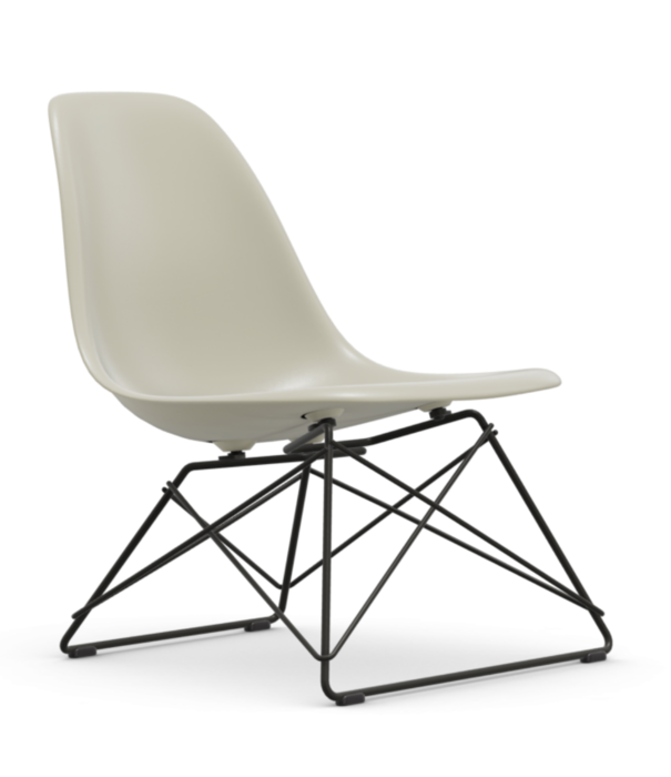 Vitra  Vitra Eames LSR plastic lounge stoel, zwart onderstel