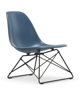 Vitra Eames Plastic RE LSR lounge chair, black base