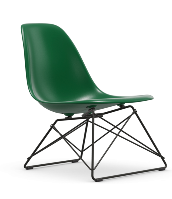 Vitra  Vitra - Eames LSR Plastic lounge stoel, zwart onderstel
