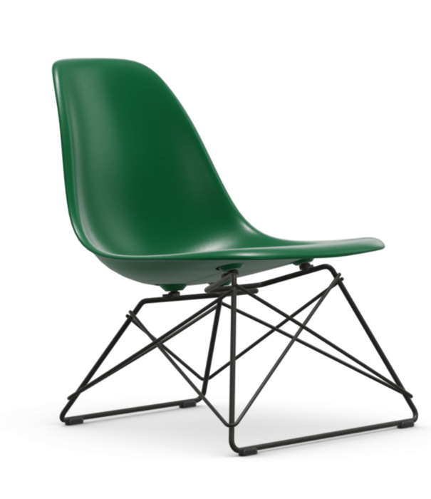 Vitra  Vitra Eames LSR Plastic lounge stoel, zwart onderstel