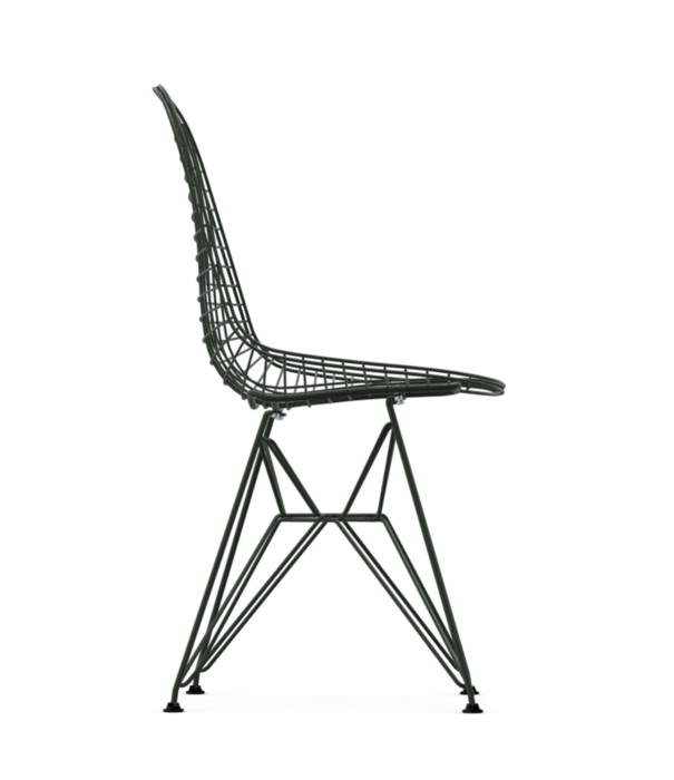 Vitra  Vitra - Wire Chair DKR Dark Green