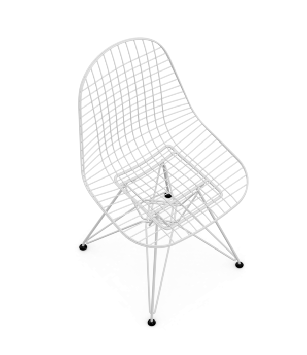 Vitra  Vitra - Wire Chair DKR White