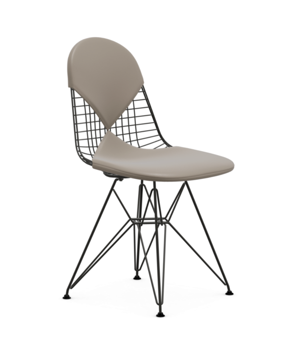 Vitra - Wire Chair DKR-2 back / seat cushion leather sand - NORDIC NEW