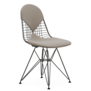 Vitra - Wire Chair DKR-2 zit / rug kussen leder sand