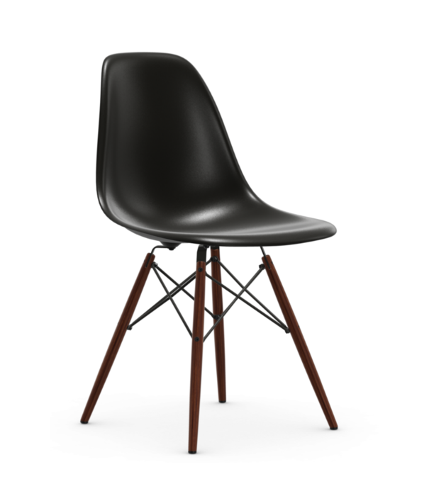 Vitra  Vitra Eames DSW Eetkamerstoel, esdoorn donker onderstel