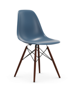 Vitra - Eames Plastic Side Chair RE DSW base dark maple