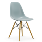 DSW Plastic Side Chair,  maple gold base