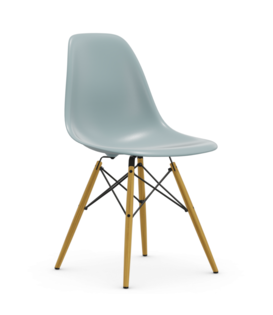 Vitra - Eames Plastic Side Chair RE DSW, onderstel goud esdoorn