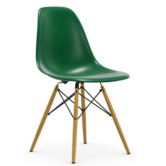 Vitra Eames DSW Stoel, esdoorn goud onderstel