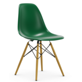 Vitra - Eames Plastic Side Chair RE DSW onderstel esdoorn goud