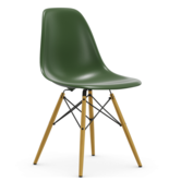 Vitra Eames DSW Stoel, esdoorn goud onderstel