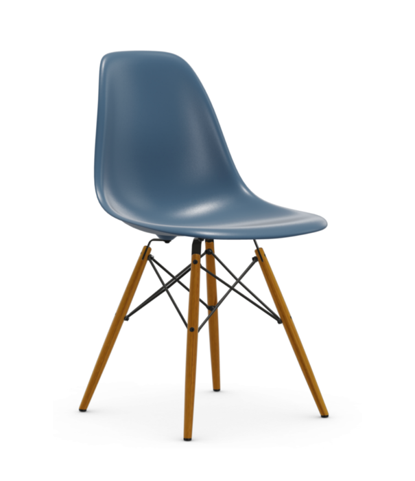 Vitra  Eames DSW Plastic Side Chair, ash base