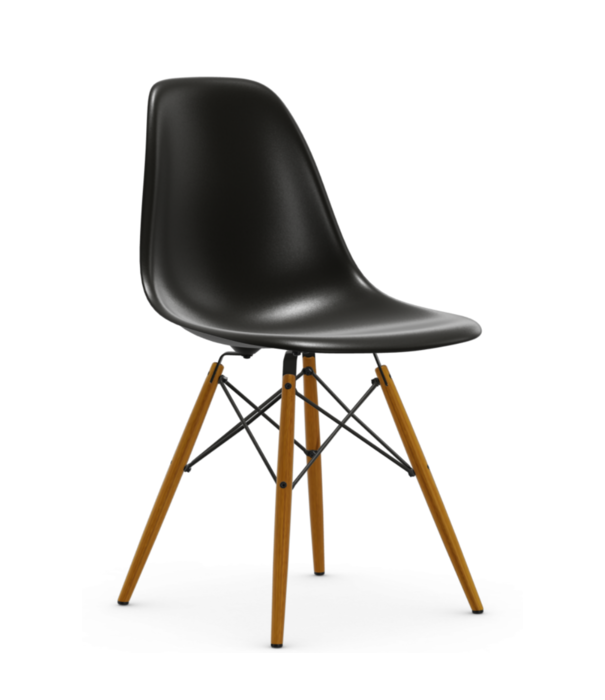 Vitra  Eames DSW Plastic Eetkamerstoel, essen onderstel