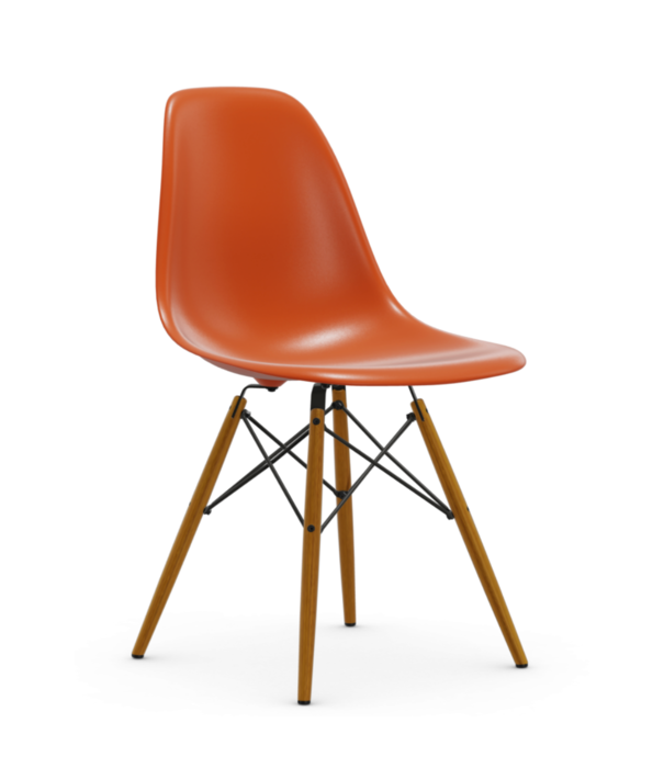 Vitra  Vitra - Eames Plastic Side Stoel RE DSW onderstel essen