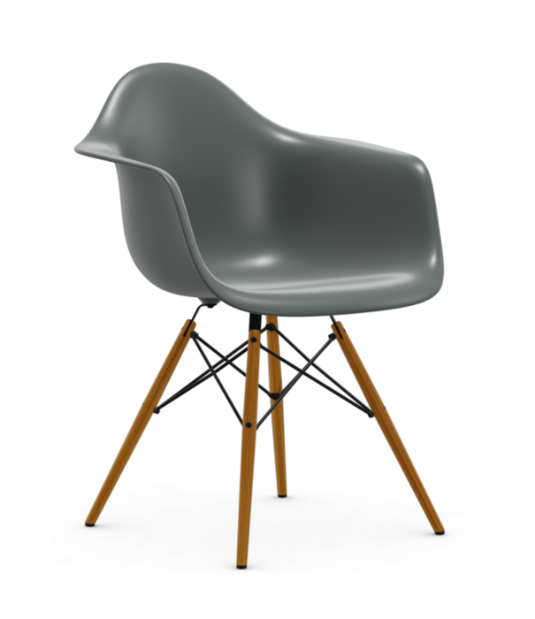 Vitra  Eames DAW Eetkamerstoel met arm, essen onderstel