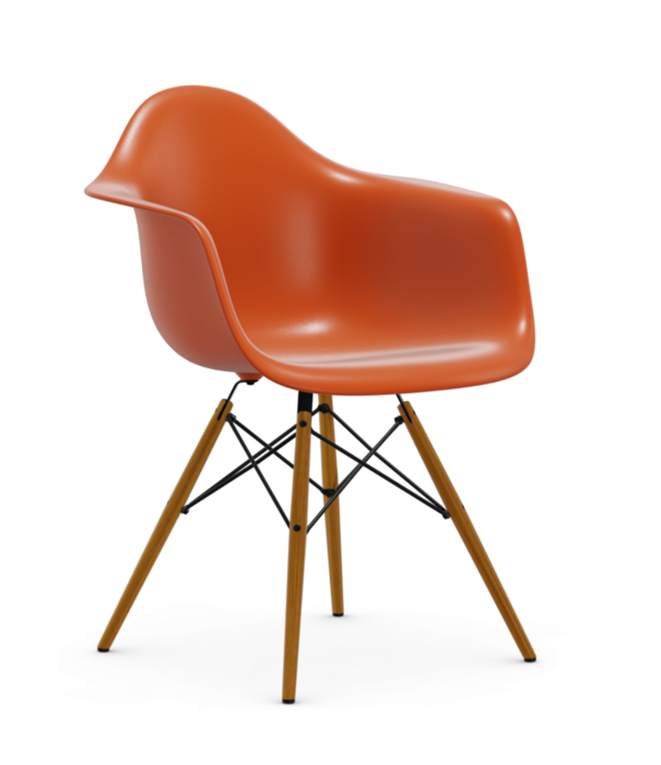 Vitra  Vitra Eames DAW Plastic Armchair DAW, ash base