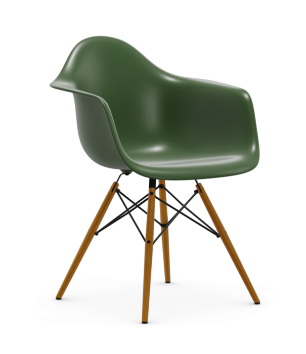 Vitra  Eames DAW Eetkamerstoel met arm, essen onderstel