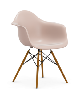 Vitra Eames DAW Eetkamerstoel met arm, essen onderstel