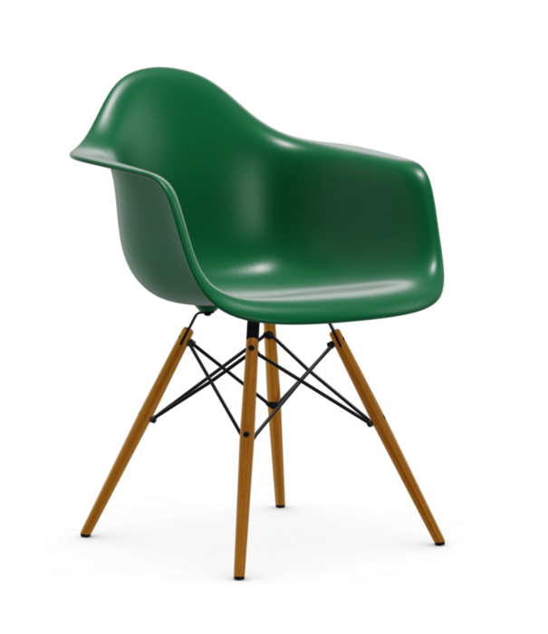Vitra  Eames DAW Eetkamerstoel met arm, essen onderstel