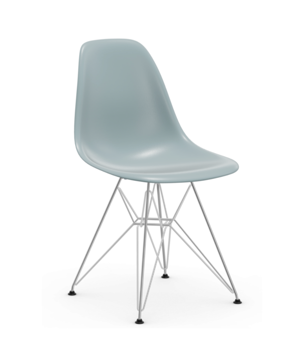 Vitra  Vitra Eames DSR Eetkamerstoel, chrome onderstel