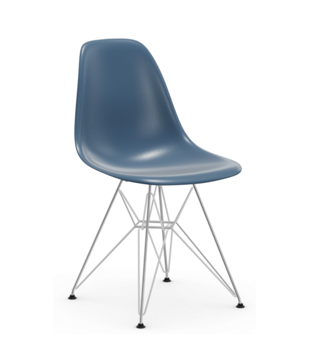 Vitra  Eames DSR Plastic Side Chair, chrome base