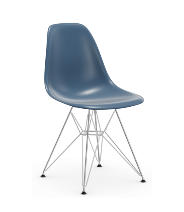 Vitra  Vitra - Eames Plastic Side Chair RE DSR, base chrome